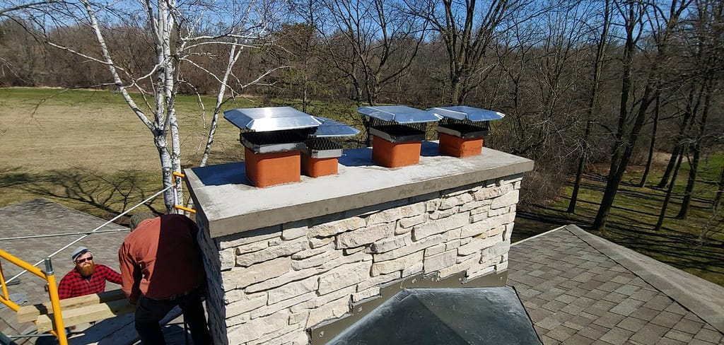 Metalwork, Chimney, and Roofing Done by MKE.